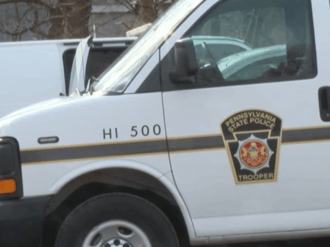 Pennsylvania police van.