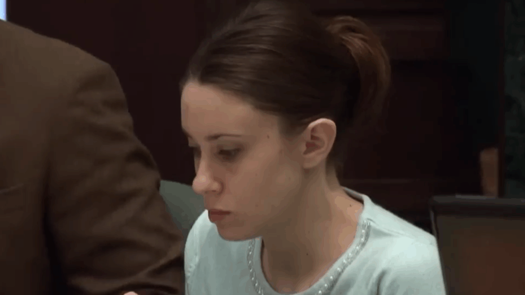 Casey Anthony in court.