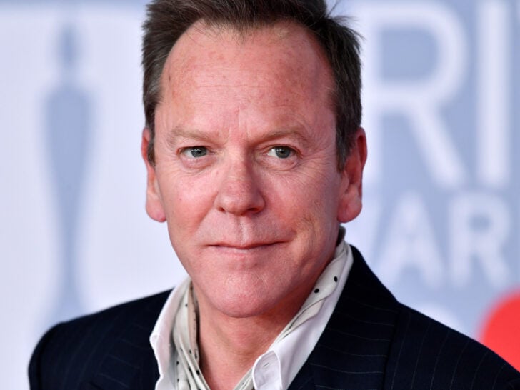 Kiefer Sutherland attends The BRIT Awards 2020 at The O2 Arena on February 18, 2020 in London, England.
