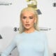Christina Aguilera poses in the press room during the 66th GRAMMY Awards at Crypto.com Arena on February 04, 2024 in Los Angeles, California.