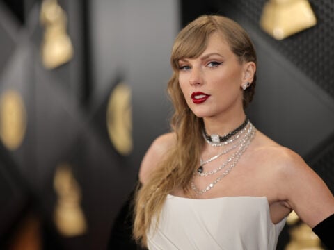 Taylor Swift attends the 66th GRAMMY Awards at Crypto.com Arena on February 04, 2024 in Los Angeles, California.