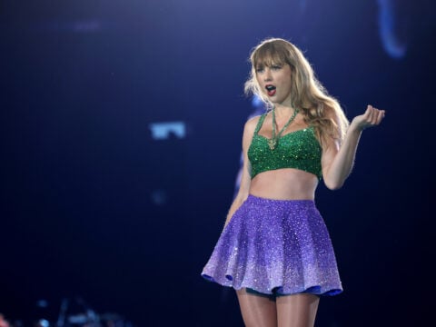 Taylor Swift performs onstage during 