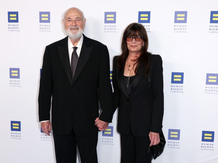 Rob Reiner and Michele Reiner attend Human Rights Campaign's 2025 Los Angeles Dinner at Fairmont Century Plaza on March 22, 2025 in Los Angeles, California.