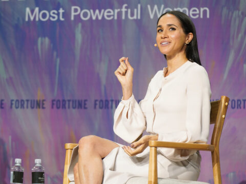 Duchess of Sussex and Founder of As Ever Meghan Markle speaks onstage during Fortune Most Powerful Women Summit 2025 at Salamander Hotel on October 14, 2025 in Washington, DC.