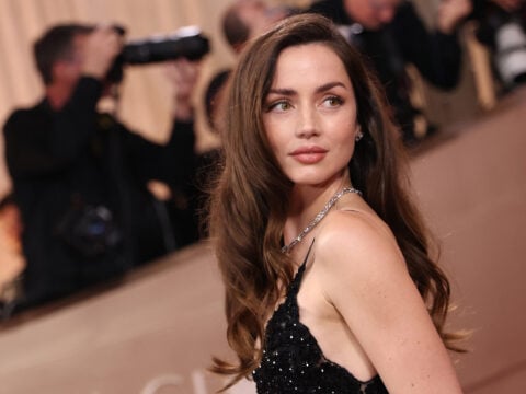 Cuban actress Ana de Armas attends the 83rd annual Golden Globe Awards at the Beverly Hilton hotel in Beverly Hills, California, on January 11, 2026.