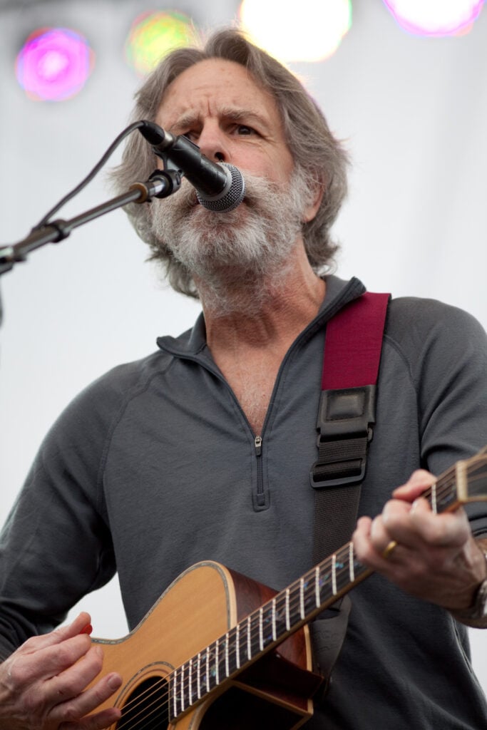 Musician Bob Weir performs at the Climate Rally on the National Mall on April 25, 2010 in Washington, DC. 