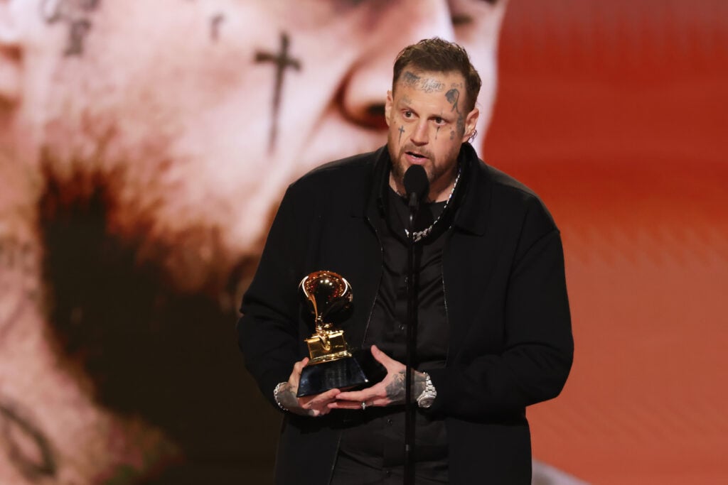 Jelly Roll at the Grammys on February 1, 2026.