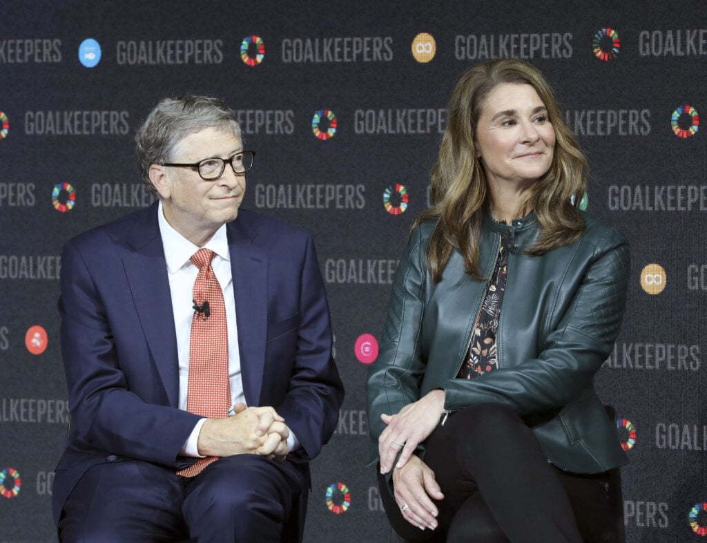 Bill Gates and Melinda Gates on September 26, 2018.