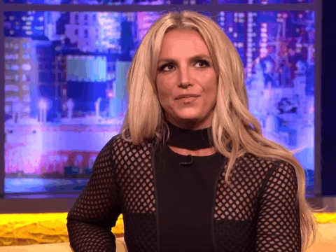 Britney Spears on the Jonathan Ross Show in 2016.