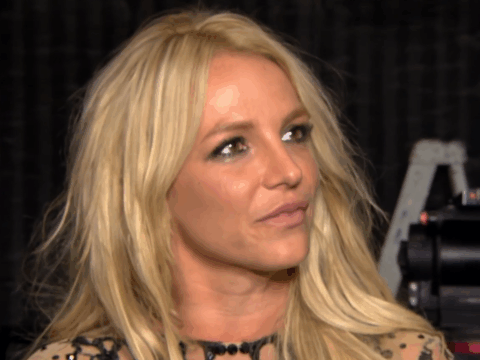 Britney Spears backstage in 2016.