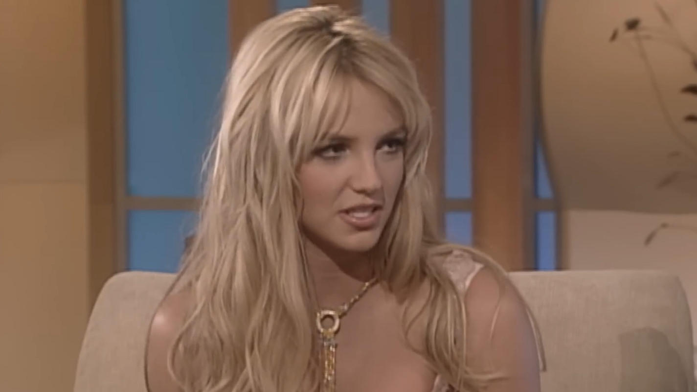 Britney Spears on Ellen in 2004.