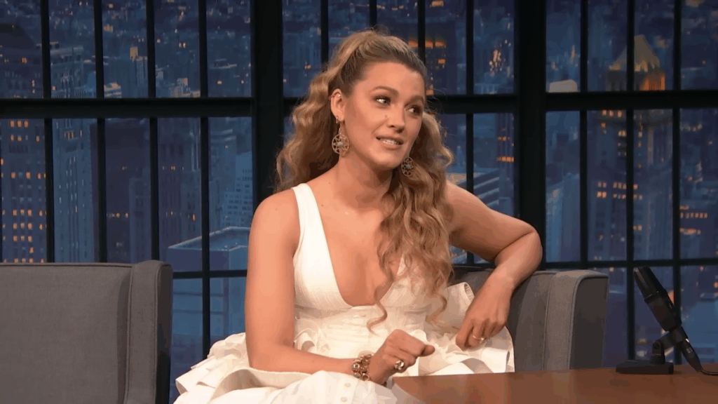 Blake Lively on Late Night