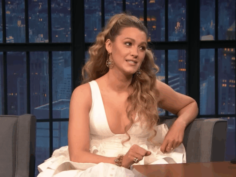 Blake Lively on Late Night