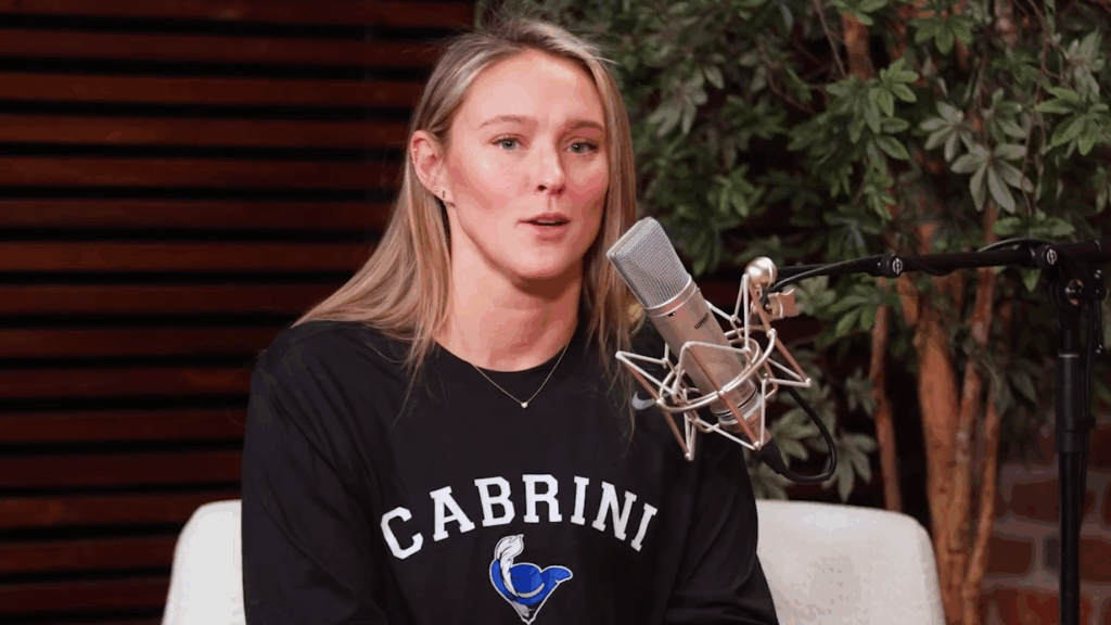 Kylie Kelce speaks on her podcast