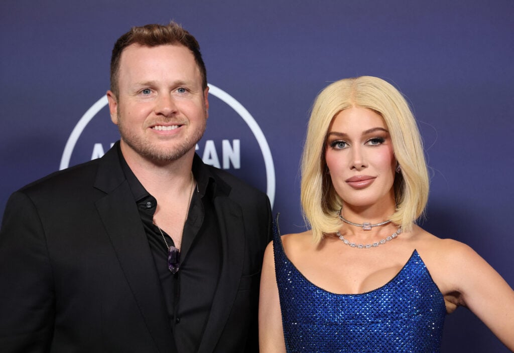 Spencer Pratt and Heidi Montag in May 2025.