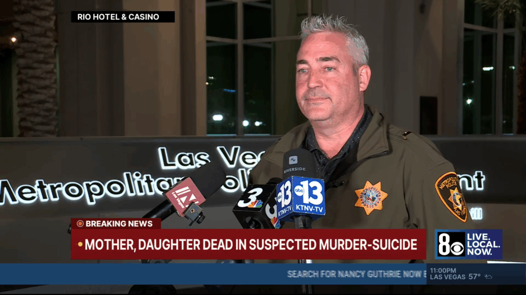 La policía habló con los medios.