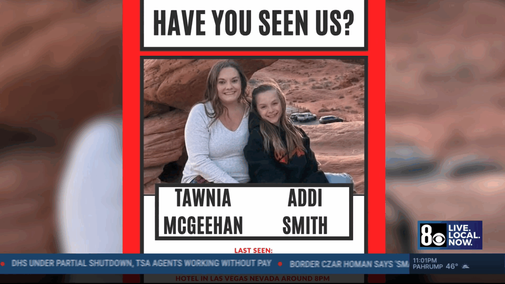 Addi y Tawnia en las noticias.