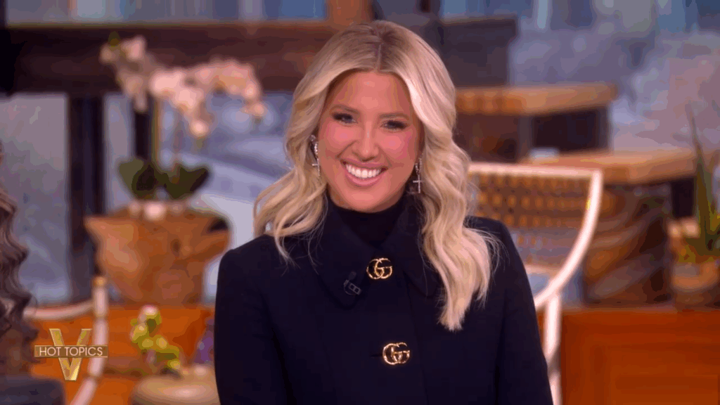 Savannah Chrisley smiles on 'The View'