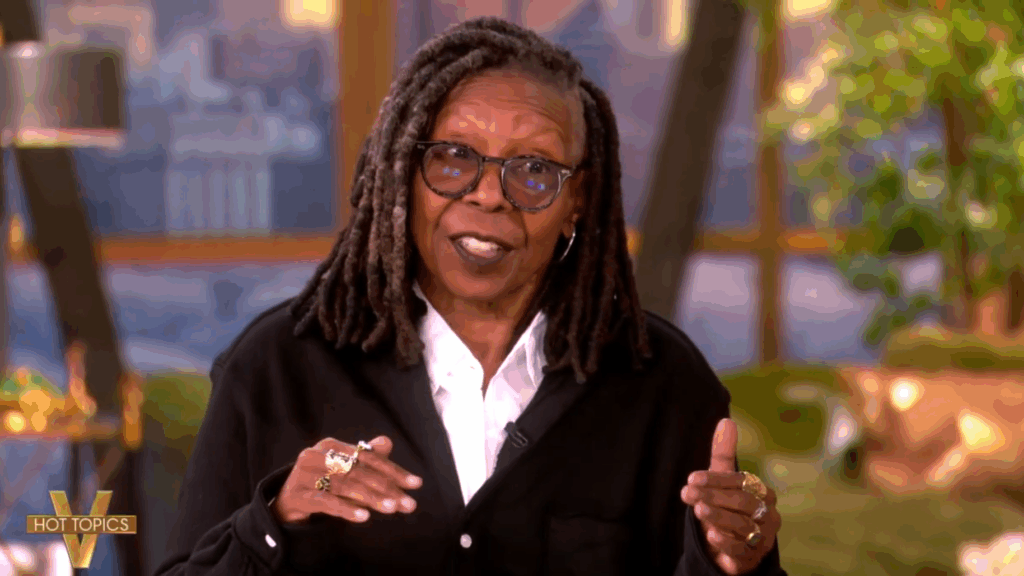 Whoopi Goldberg on The View on February 18, 2026.