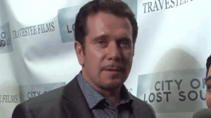 Bobby J. Brown at a premiere.