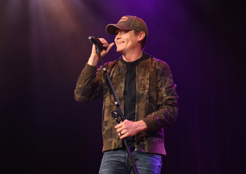Brad Arnold of the band 3 Doors Down performs at the Bobby Bones And The Raging Idiots 4th Annual Million Dollar Show at Ryman Auditorium on January 14, 2019 in Nashville, Tennessee. 