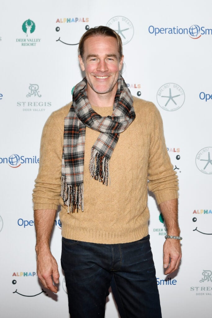 James Van Der Beek attends Operation Smile's 11th annual Celebrity Ski & Smile Challenge presented by Alphapals, Barefoot Dreams and the St. Regis Deer Valley on April 01, 2023 in Park City, Utah. 