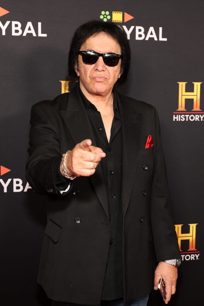 Gene Simmons asiste a la alfombra roja de History Talks 2024 en el Teatro David Geffen, Academy Museum of Motion Pictures el 21 de septiembre de 2024 en Los Ángeles, California. 