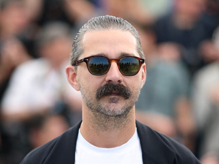 US actor Shia Labeouf poses during a photocall for the film 