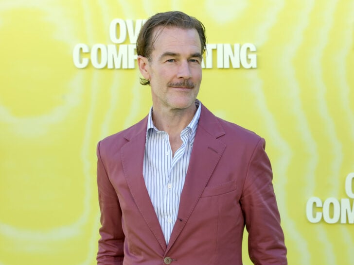 James Van Der Beek arrives at the premiere of Prime Video Series 
