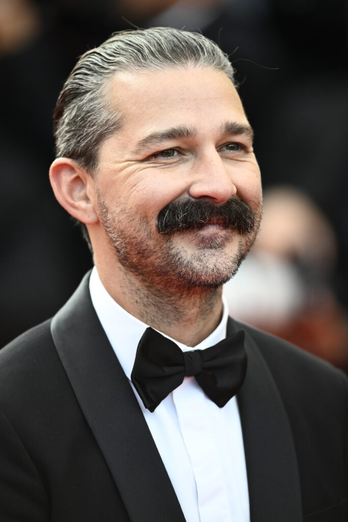 Shia LaBeouf attends the "The Phoenician Scheme" red carpet at the 78th annual Cannes Film Festival at Palais des Festivals on May 18, 2025 in Cannes, France.