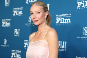 Gwyneth Paltrow with FIJI Water at the 41st annual Santa Barbara International Film Festival: Arlington Artist of the Year Award honoring Kate Hudson at The Arlington Theatre on February 13, 2026 in Santa Barbara, California.