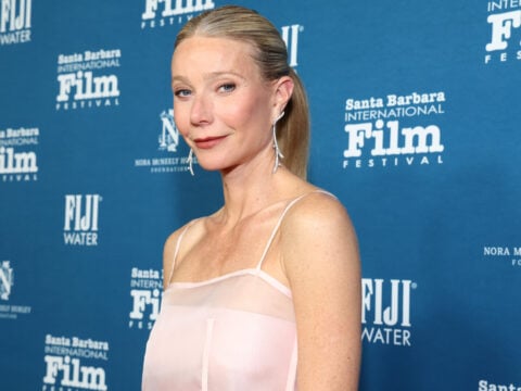 Gwyneth Paltrow with FIJI Water at the 41st annual Santa Barbara International Film Festival: Arlington Artist of the Year Award honoring Kate Hudson at The Arlington Theatre on February 13, 2026 in Santa Barbara, California.
