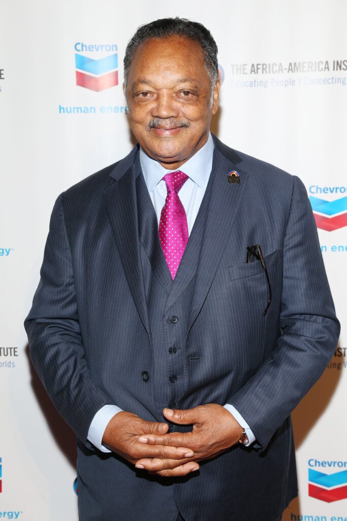 El Reverendo Jesse Jackson asiste a la Gala Anual de Premios 2016 del Instituto África-América en Cipriani 25 Broadway el 20 de septiembre de 2016 en la ciudad de Nueva York.