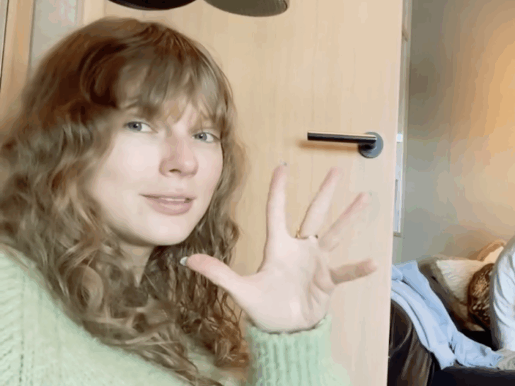 Taylor Swift: Makeup-Free in Opalite Behind-the-Scenes Video!