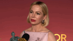 Michelle Williams at the SAG Actor Awards.