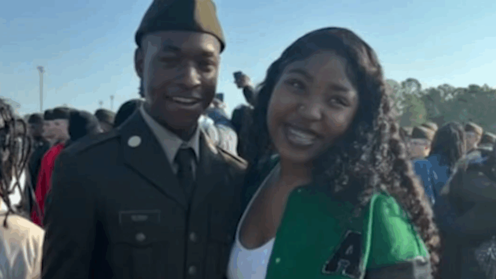 Precious Johnson and Kynath Terry Jr.