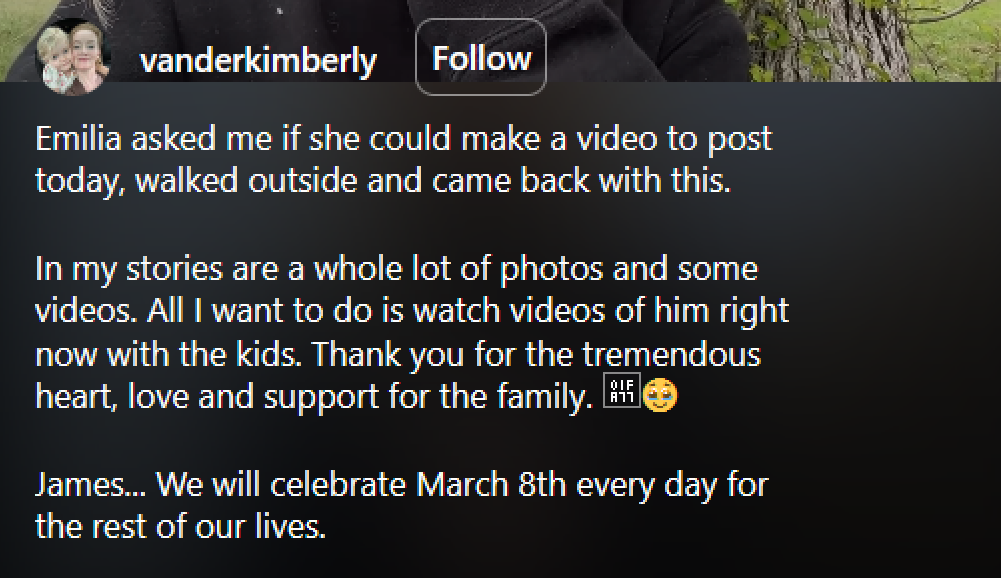 A dark mode Instagram caption screenshot.