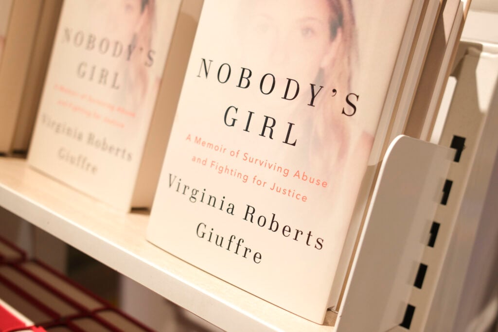 'Nobody's Girl' book by Virginia Giuffre.