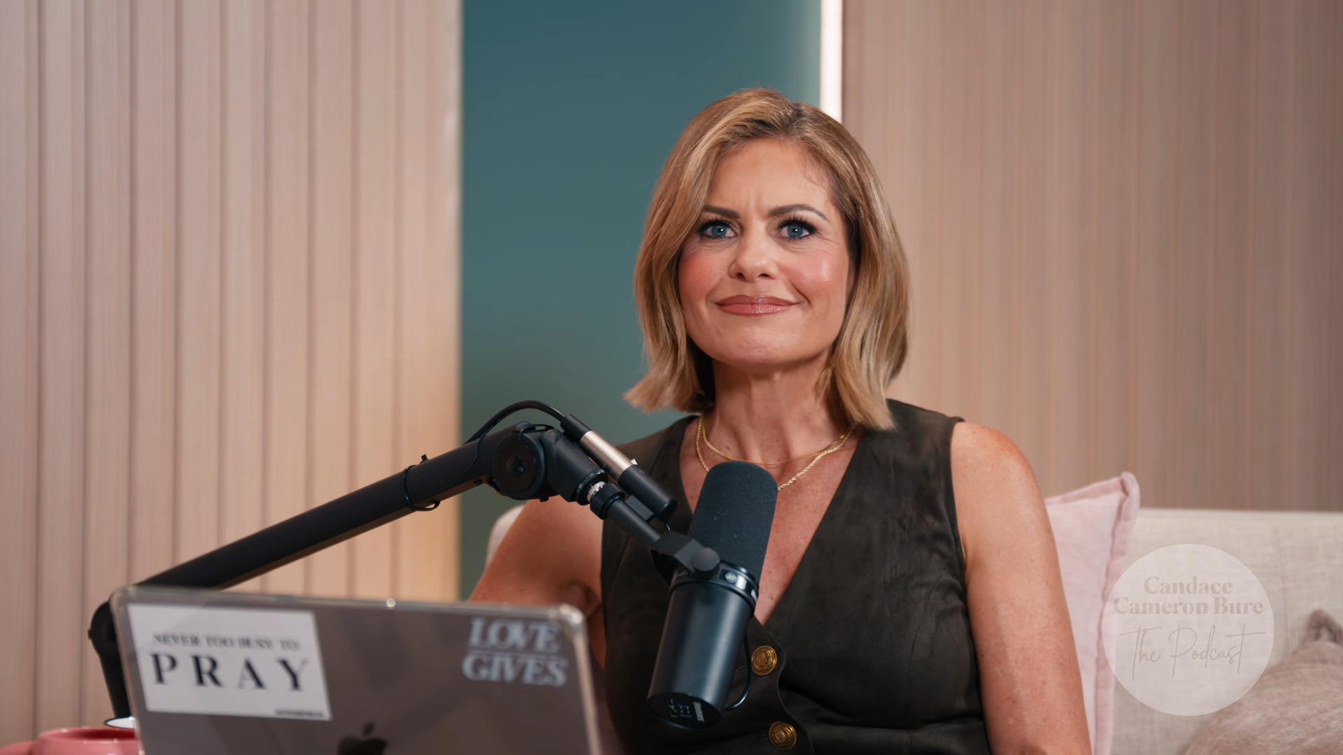 Candace Cameron Bure on her podcast in March 2026.