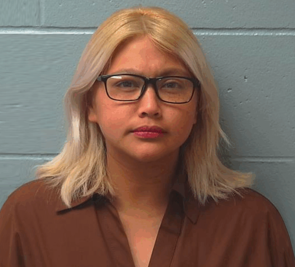 Leida Margaretha is blonde in a mugshot.