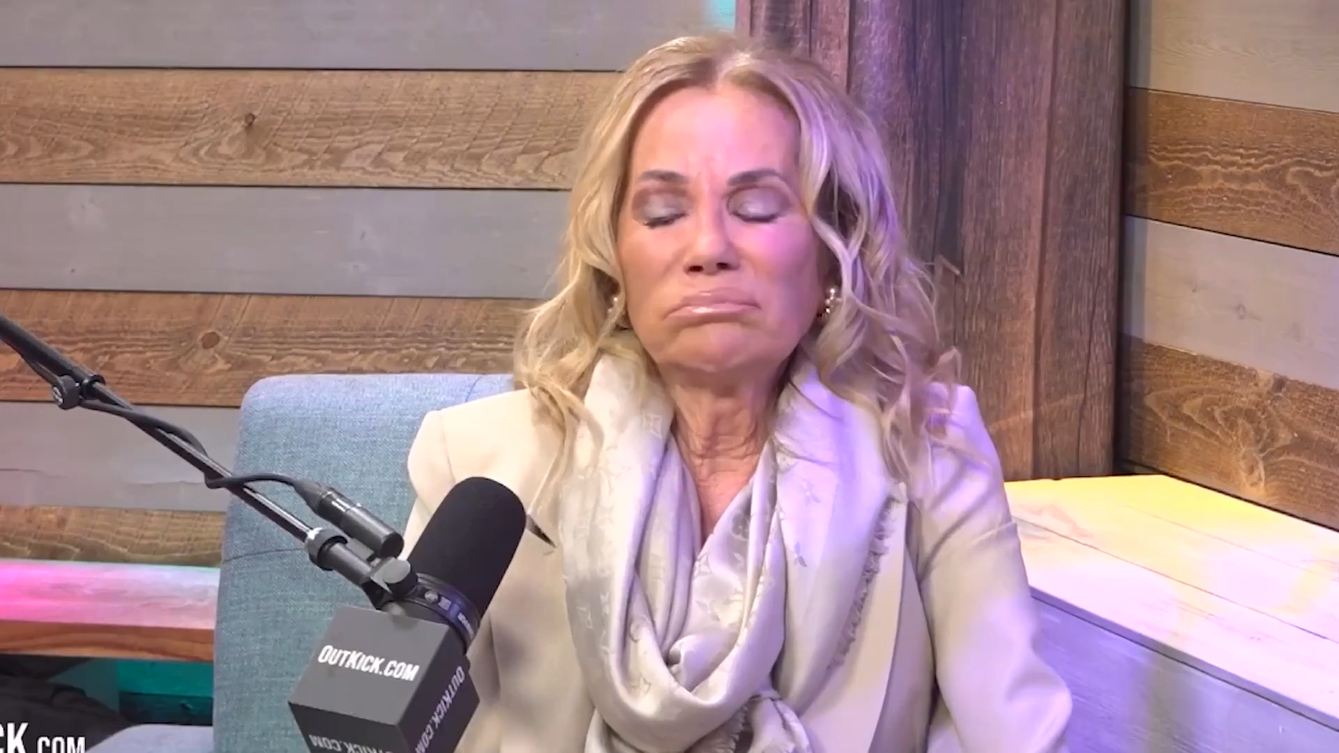 Kathie Lee Gifford makes a face.