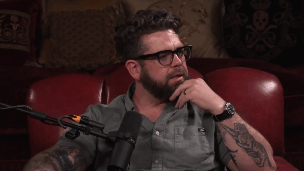 Jack Osbourne with heavy emotions.