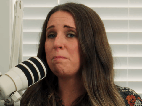 Jill Duggar in tears.