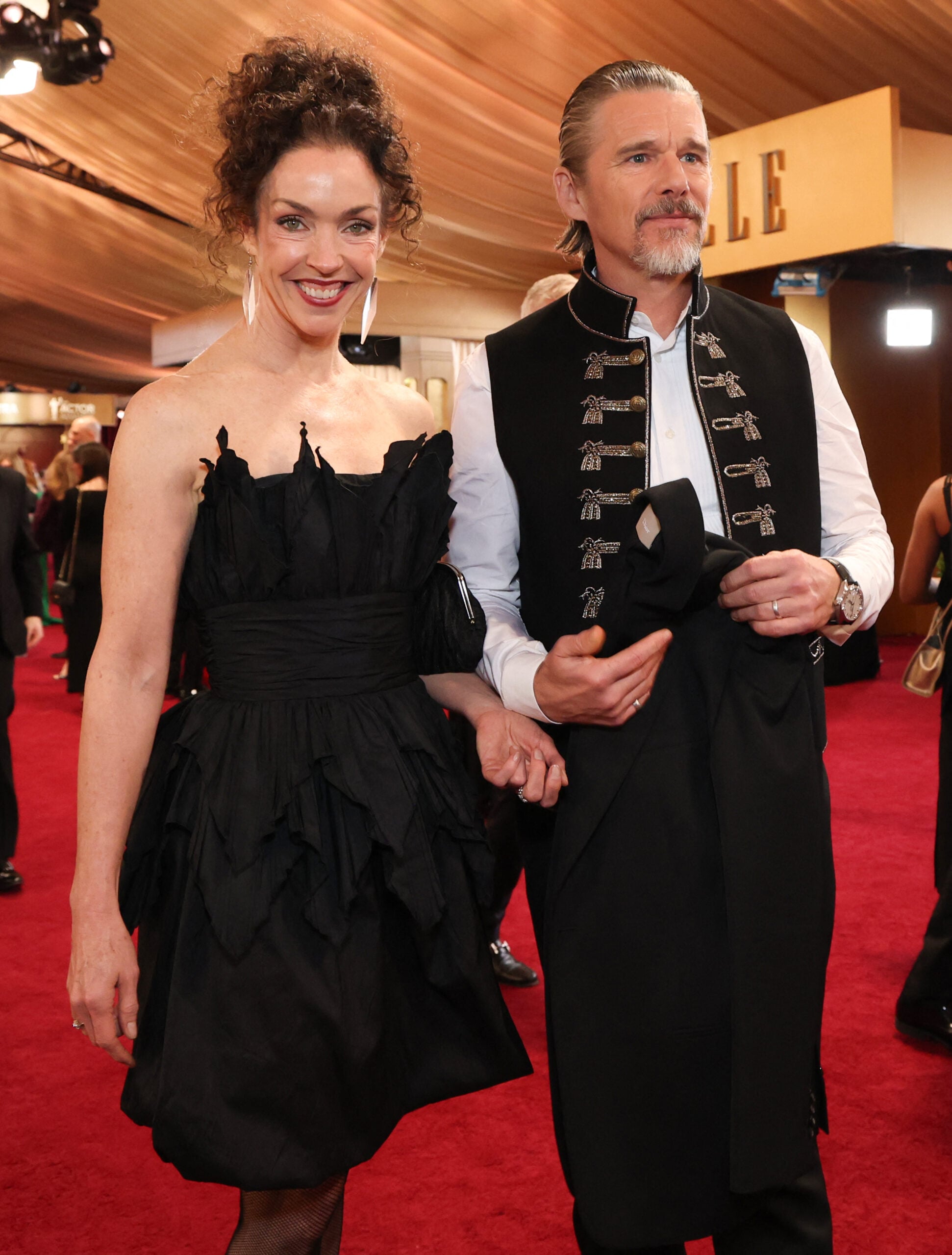 Ethan Hawke and wife Ryan Hawke in March 2026.