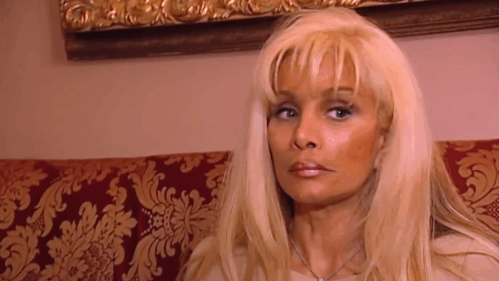 Victoria Gotti on a bad date.