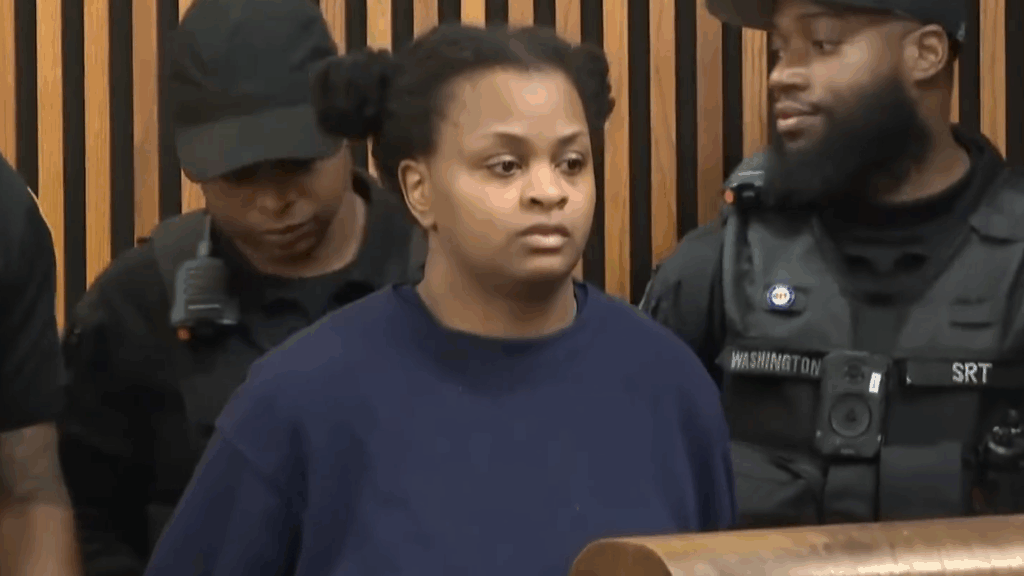 Aliyah Henderson at an early hearing.