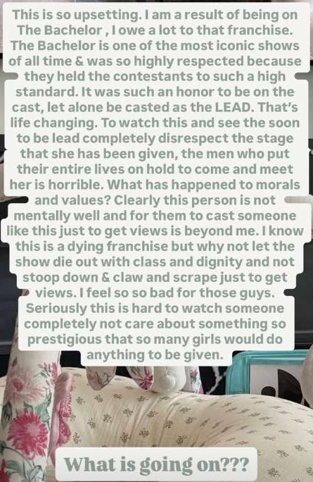 A text post from Sydney Warner.