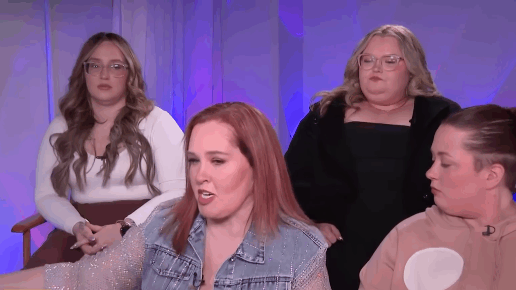 Alana Thompson, mamá June Shannon, Jessica Shannon y Lauryn Shannon