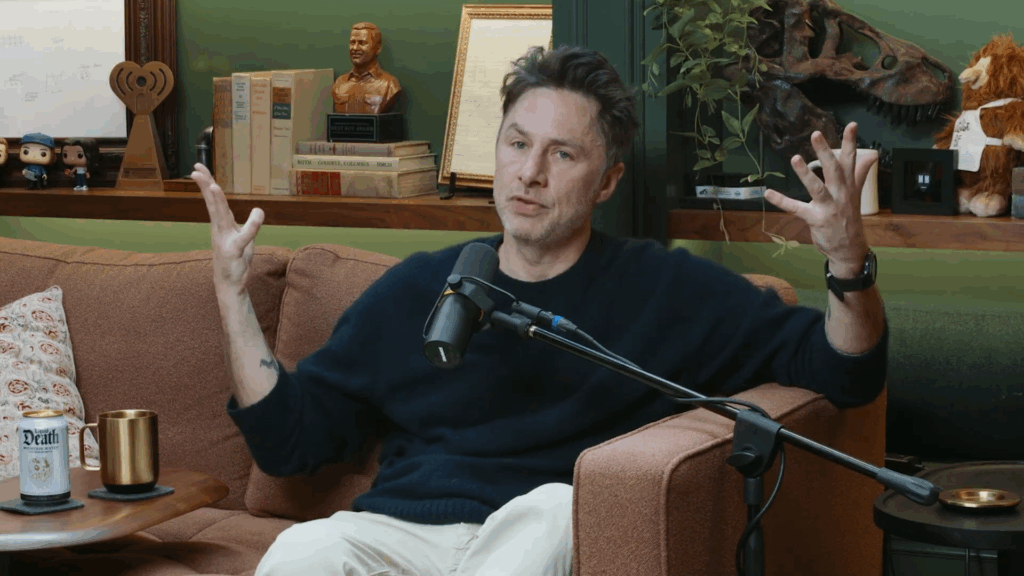 Zach Braff speaks with Dax Shepard.