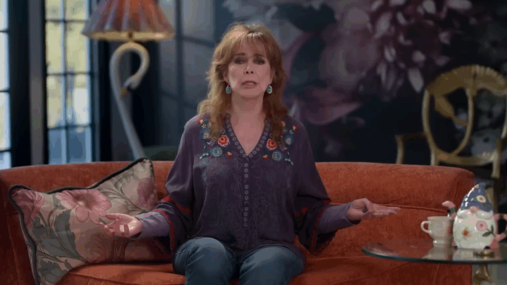 Holly Hallstrom gestures